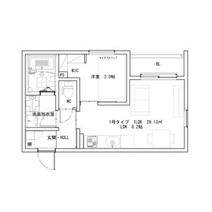 REGALEST七道Aの間取り図