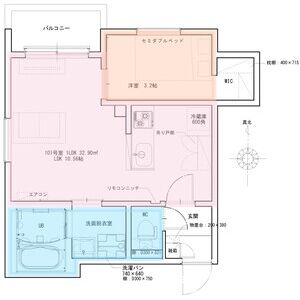 REGALEST二条の間取り図