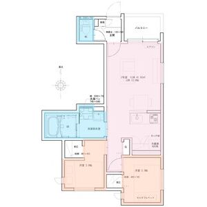 REGALEST二条の間取り図