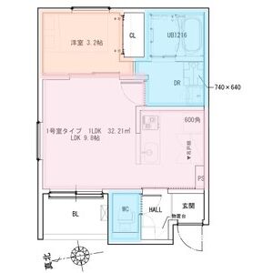 REGALEST 武庫川駅南の間取り図