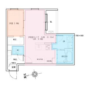 REGALEST 武庫川駅南の間取り図