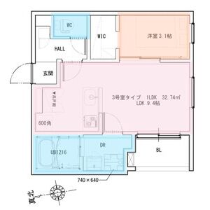 REGALEST 武庫川駅南の間取り図