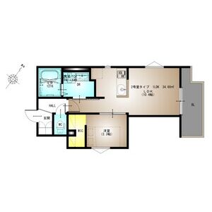 REGALEST摂津パウの間取り図