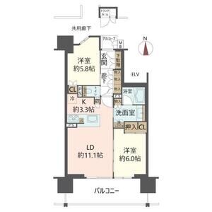 ジオ新町レジデンスの間取り図