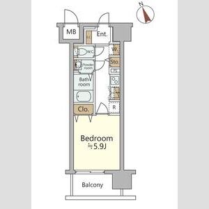 ジオエント福島野田レジデンスの間取り図