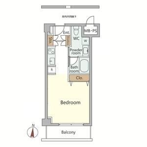 マインズ・コム高槻天神の間取り図