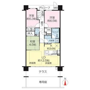 グリーンフォート長岡京の間取り図