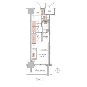 ジオエント上新庄の間取り図