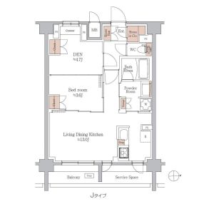 ジオエント上新庄の間取り図