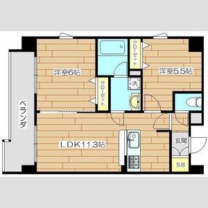 プレステージ10番館の間取り図