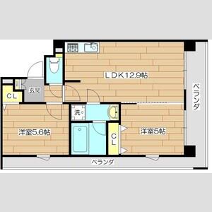 プレステージ11番館の間取り図