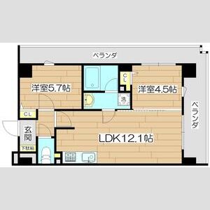 プレステージ12番館の間取り図