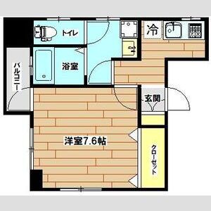 リディア・ランス上町台の間取り図