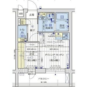アクアプレイス京都聚楽第の間取り図