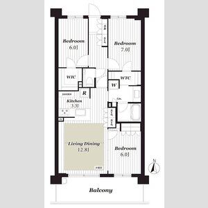 プレミスト京都松ケ崎の間取り図