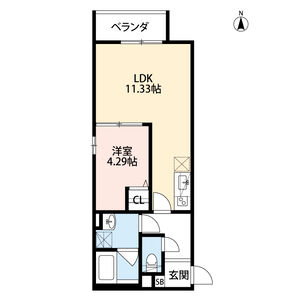 Lumo布施(ルーモフセ)の間取り図