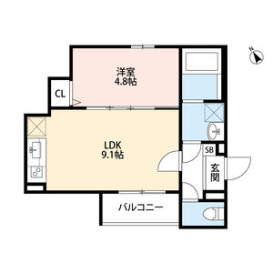 オーサムハウス三先(オーサムハウスミサキ)の間取り図