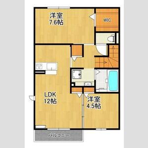 スクエア ガーデンの間取り図