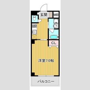 アベニュー六甲の間取り図