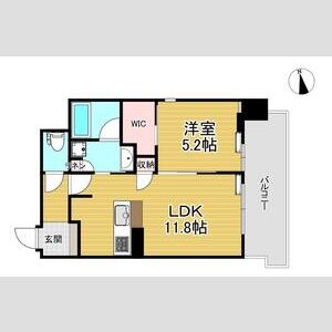 みなとメゾン川西中央の間取り図