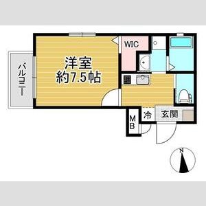 ワコーレヴィータ江坂WESTの間取り図