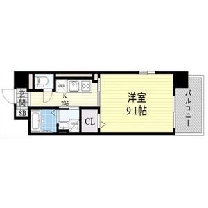 ルミナス上新庄の間取り図