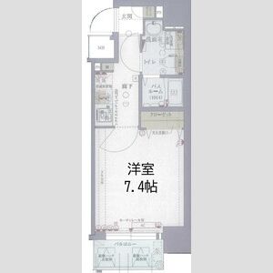 リンクス大阪城SOUTHレジデンスの間取り図