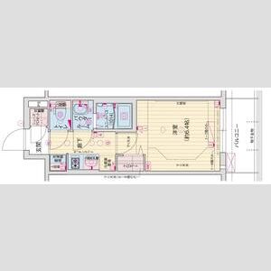 プレサンス淡路駅前の間取り図