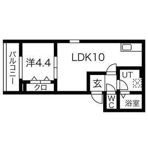 ル・ボヌール相川の間取り図
