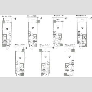 ファーストフィオーレ新梅田の間取り図