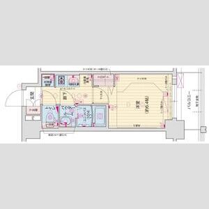 プレサンス淡路駅前の間取り図