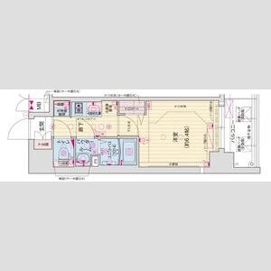 プレサンス淡路駅前の間取り図