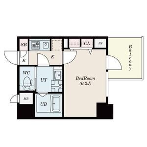 S-RESIDENCE新大阪Rishの間取り図