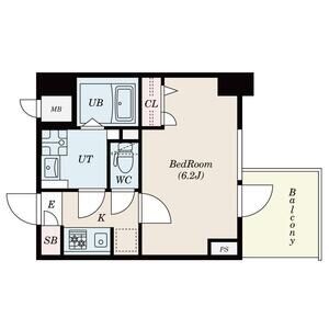 S-RESIDENCE新大阪Rishの間取り図