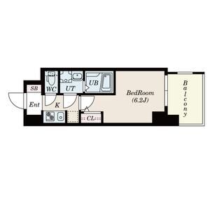 S-RESIDENCE新大阪WESTの間取り図