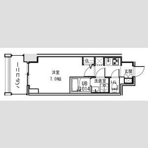 S-RESIDENCE福島Alovitaの間取り図