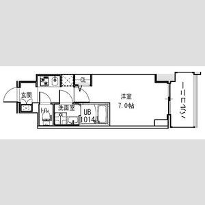 S-RESIDENCE福島Alovitaの間取り図