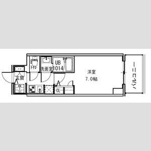 S-RESIDENCE福島Alovitaの間取り図
