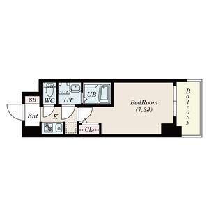 S-RESIDENCE新大阪WESTの間取り図