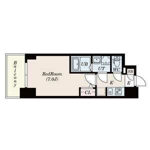 S-RESIDENCE福島玉川Deuxの間取り図