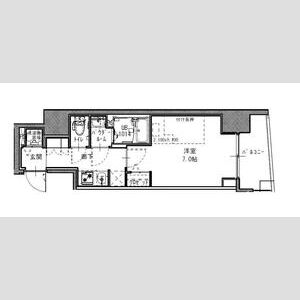 S-RESIDENCE福島玉川Tresの間取り図