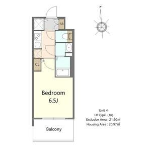 S-RESIDENCE高井田beletaの間取り図