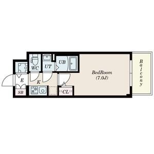 S-RESIDENCE上新庄ascentの間取り図