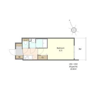 Alivis福島海老江(旧:フォーリアライズ福島ルノン)の間取り図