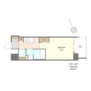 Alivis福島海老江(旧:フォーリアライズ福島ルノン)の間取り図