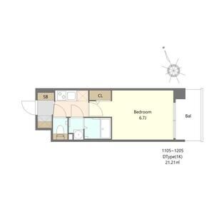 Alivis福島海老江(旧:フォーリアライズ福島ルノン)の間取り図