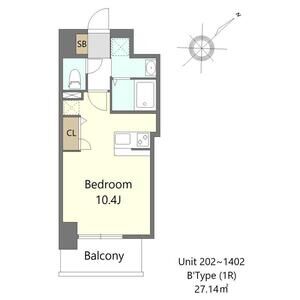 S-RESIDENCE堺altklasの間取り図