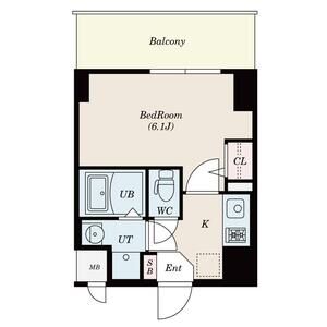 神戸国香通Futurの間取り図