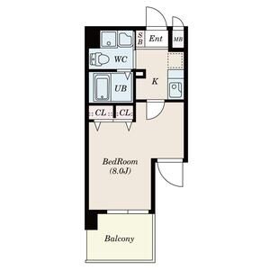 S-FORT西九条の間取り図