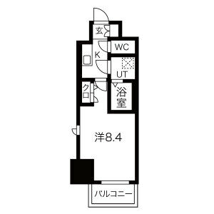 エスリード三宮旭通の間取り図